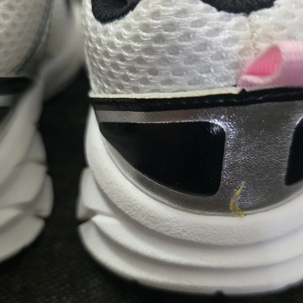 Carter's Silver and Pink Glittery Sneakers